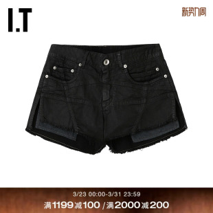 DRKSHDW女装 酷感热辣水洗毛边热裤 牛仔裤 新款 4300209Q 短裤