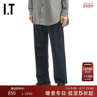 IT nanamica男装直筒裤长裤西裤新款日常通勤纯色休闲裤SC079EMP