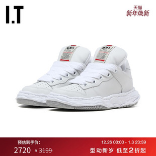 Mihara 活力街头拼接板鞋 Yasuhiro女款 新款 W718WHIM 系带运动鞋