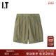 HELMUT 时尚 LANG女装 纯色短裤 新品 大气微透叠层西裤 2H0204XK