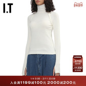 修身 罗纹上衣内搭506C01XQ 高领长袖 上衣新款 HELMUT LANG女装