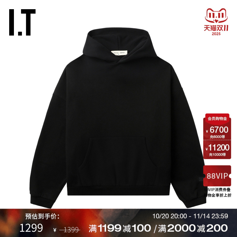 ITESSENTIALS连帽卫衣