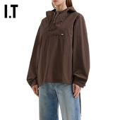 半拉链休闲外套14M3814Q 连帽套头夹克新款 Maison Margiela女装