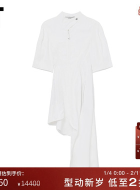 IT Stella McCartney女装半袖连衣裙新品时髦不规则裙摆613BU3XK