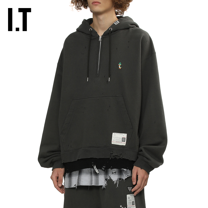 ITMiharaYasuhiro宽松连帽卫衣