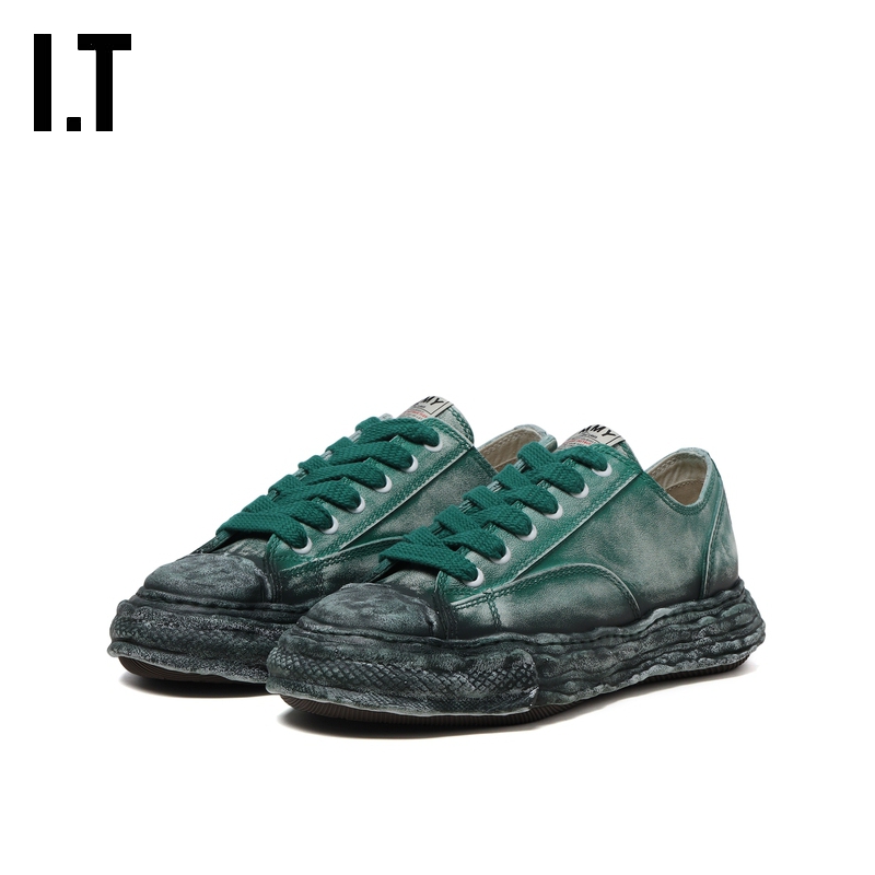 IT Mihara Yasuhiro男款做旧运动鞋新款个性街潮厚底鞋2GREENMO