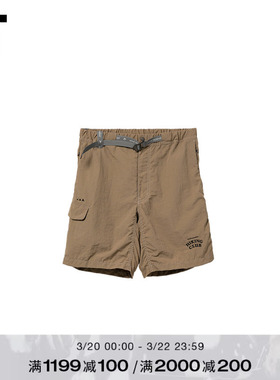 IT and wander男装工装短裤新款休闲户外风饰腰带直筒裤152052MQ