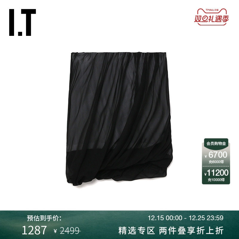 ITHELMUTLANG不规则半身裙