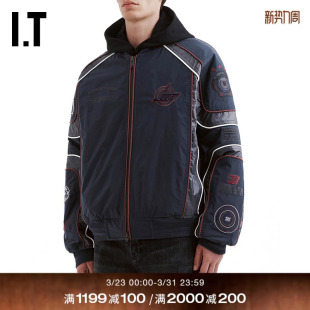 复古帅气宽松棒球外套339P81MQ 拉链运动夹克新款 JUUN.J男装