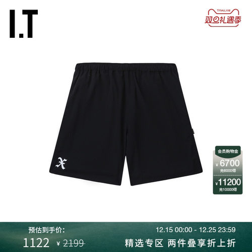 ITGODSELECTIONXXX松紧腰短裤