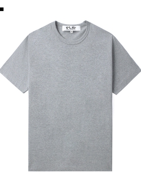 IT CDG PLAY COMME des GARCONS川久保玲情侣款合身基础短袖T恤