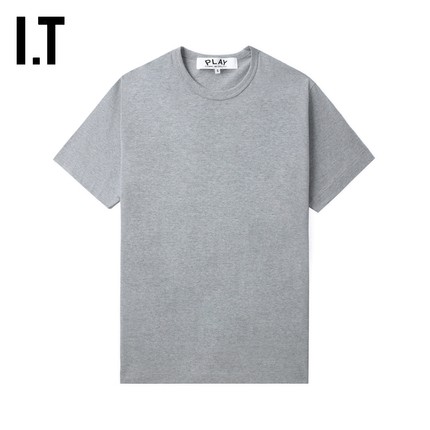 IT CDG PLAY COMME des GARCONS川久保玲情侣款合身基础短袖T恤