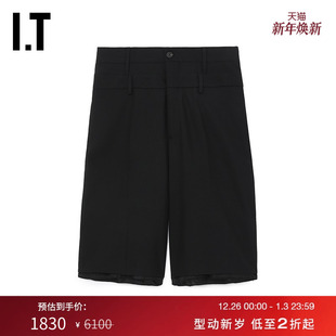 短裤 新款 时尚 腰叠层中裤 直筒西装 型男双裤 B028F2ML AMBUSH男装