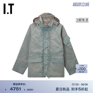 寬松連帽夾克新款 OUR LEGACY男裝 復古街潮做舊效果外套22HCOMO