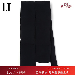 时髦个性 绗缝围巾新款 SANDER女款 围脖配搭小物2J70008N JIL