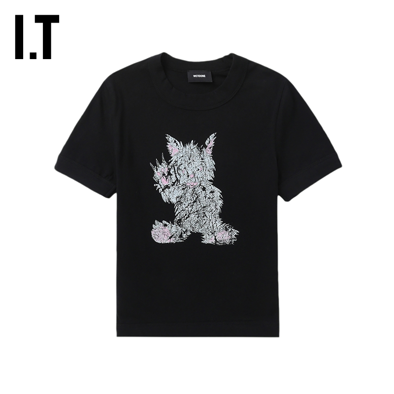 ITWe11Done短款合身短袖T恤