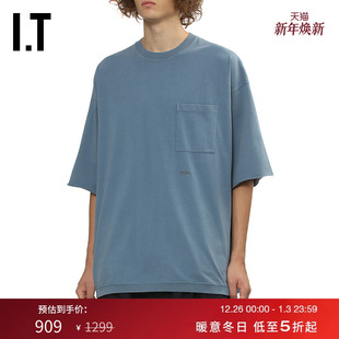 简约随性纯色圆领半袖 T恤新款 宽松短袖 FT009EMP nanamica男装