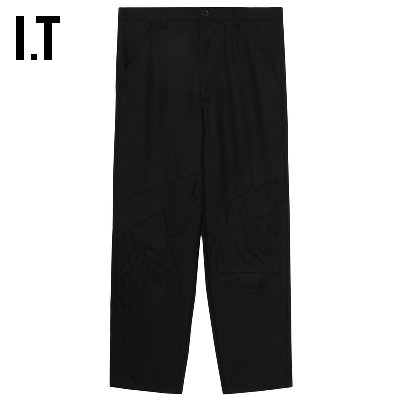 IT宽松西装裤长裤简约基础款