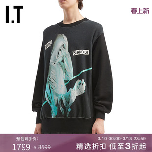 IT UNDERCOVER高桥盾男装圆领卫衣新款潮流暗黑宽松上衣E48153MP