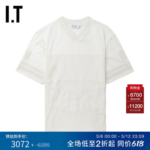 ITOFF-WHITE™微透短袖长上衣
