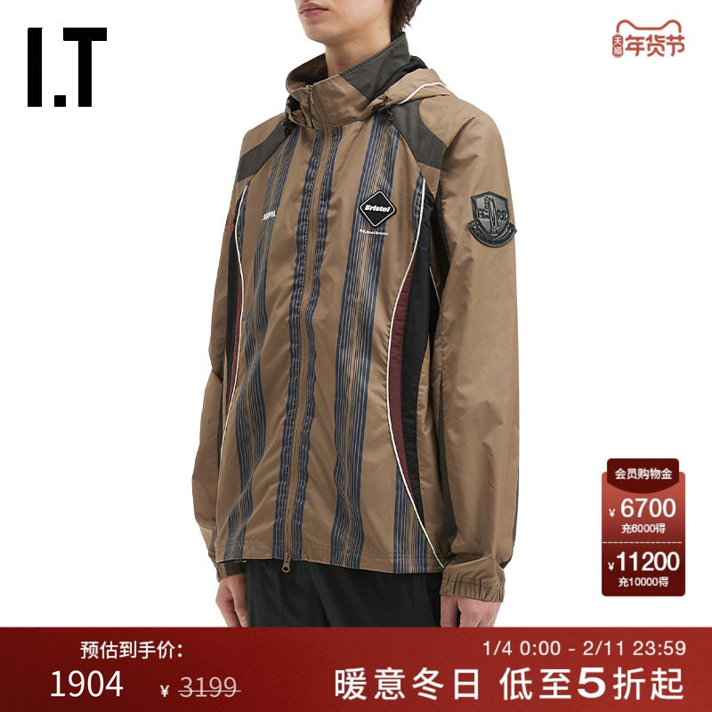 IT F.C.REAL BRISTOL男装连帽拉链夹克新款足球球衣运动风外套,男装,夹克,淘宝优惠券,粉丝福利购,淘宝优惠卷