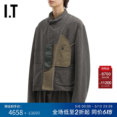 ITkolor小翻领西装夹克