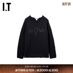 des COMME GARCONS SHIRT男装 文艺质感粗织毛衣 圆领针织衫 CDG