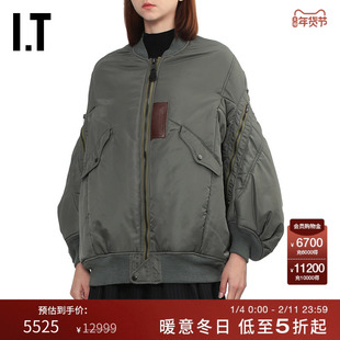 IT JUNYA WATANABE WOMEN女装廓形袖飞行员夹克新款宽松棉服外套