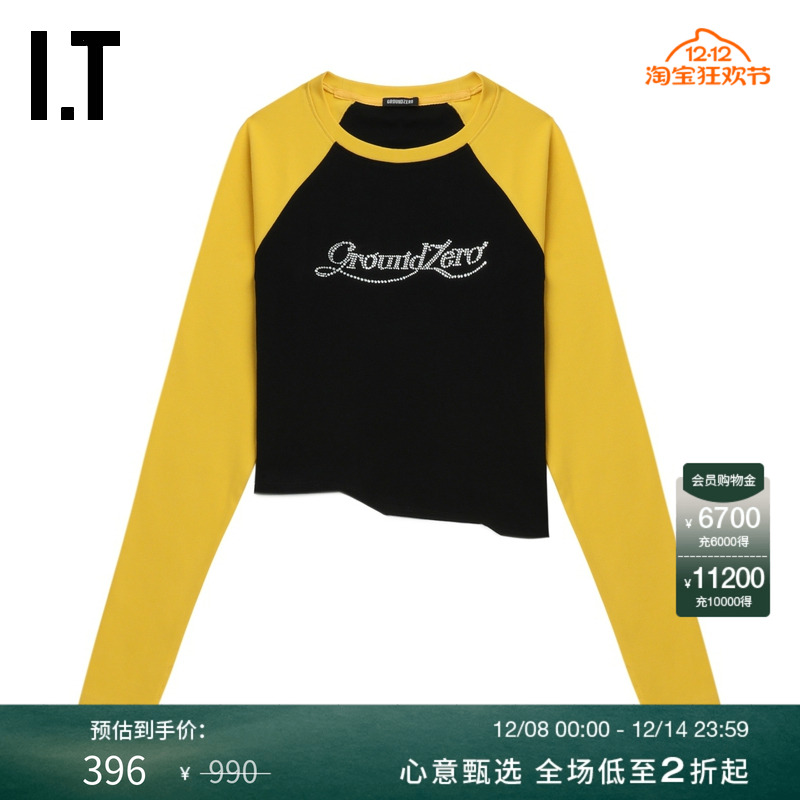 ITGROUNDZERO插肩袖长袖T恤