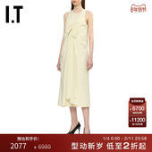 优雅气质立体扭结褶饰背心裙TW1634XO 连衣裙新款 Tibi女装 无袖