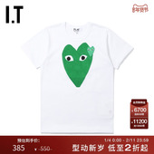 CDG 饰短袖 PLAY des 爱心logo装 COMME GARCONS川久保玲女装 T恤
