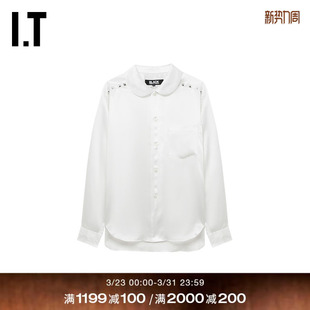 des GARCONS HOMME 衬衫 COMME BLACK情侣彼得潘领合身长袖 CDG