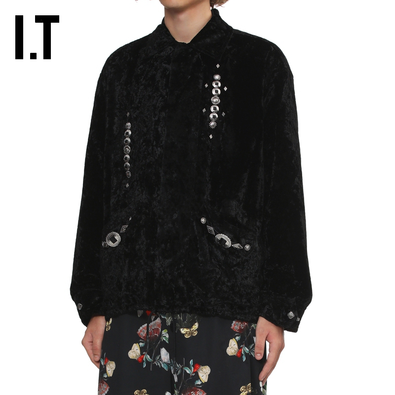 ITTOGAARCHIVES翻领丝绒夹克