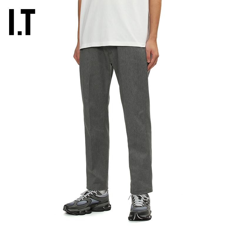 ITSEQUEL合身锥形裤长裤