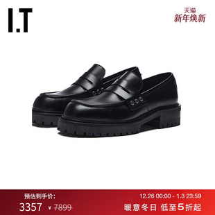 Ann 一脚蹬皮鞋 Demeulemeester女款 新款 3304099P 厚底乐福鞋