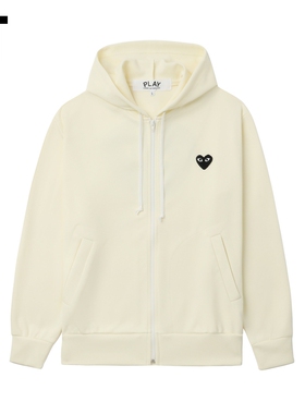 IT CDG PLAY COMME des GARCONS川久保玲情侣款连帽拉链卫衣外搭