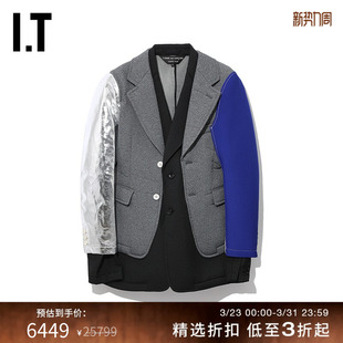 des GARÇONS HOMME 西装 COMME PLUS男装 夹克外套拼接设计 CDG