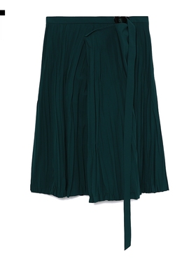 IT TOGA ARCHIVES女装叠层半身裙新款优雅褶皱纹理中长裙2JG061XL