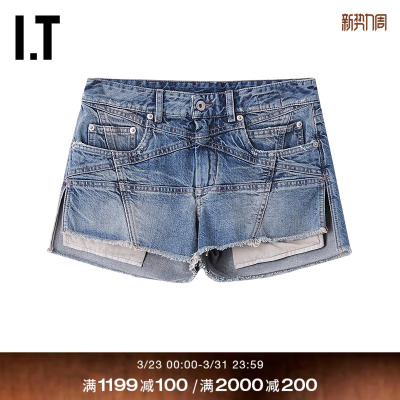 ITDRKSHDW牛仔裤短裤酷感热辣