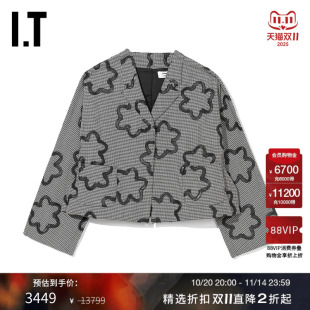 CDG GARCONS女装 COMME GARCONS 千鸟格廓形夹克 DES