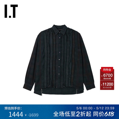 ITNEEDLES格纹衬衫日潮解构感