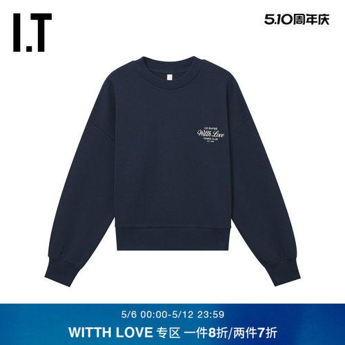 ITWITTHLOVE宽松圆领卫衣