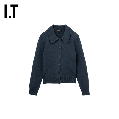 ITA.P.C.翻领针织开衫
