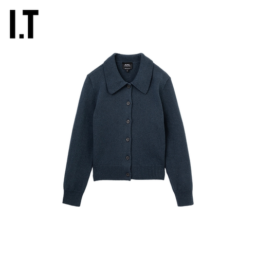 ITA.P.C.翻领针织开衫