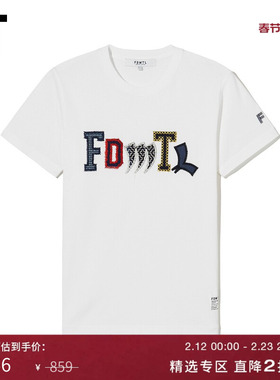 IT FDMTL男装合身短袖T恤新款休闲潮趣logo缝饰圆领半袖24TE14XM