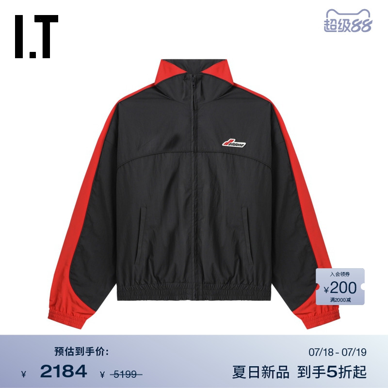 ITWe11Done拼色立领拉链夹克