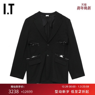 des GARCONS HOMME 破坏感挖剪西装 COMME PLUS男装 夹克 CDG