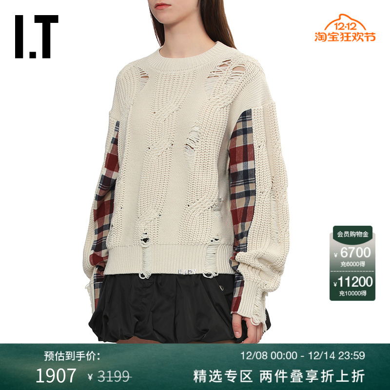 ITBAPY宽松圆领针织衫