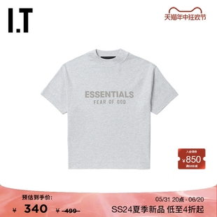 休闲基础款 41356KMM logo装 短袖 T恤新款 ESSENTIALS童装 饰半袖