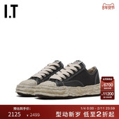 酷感街头做旧帆布鞋 713GRA 厚底运动鞋 新款 Mihara Yasuhiro女款